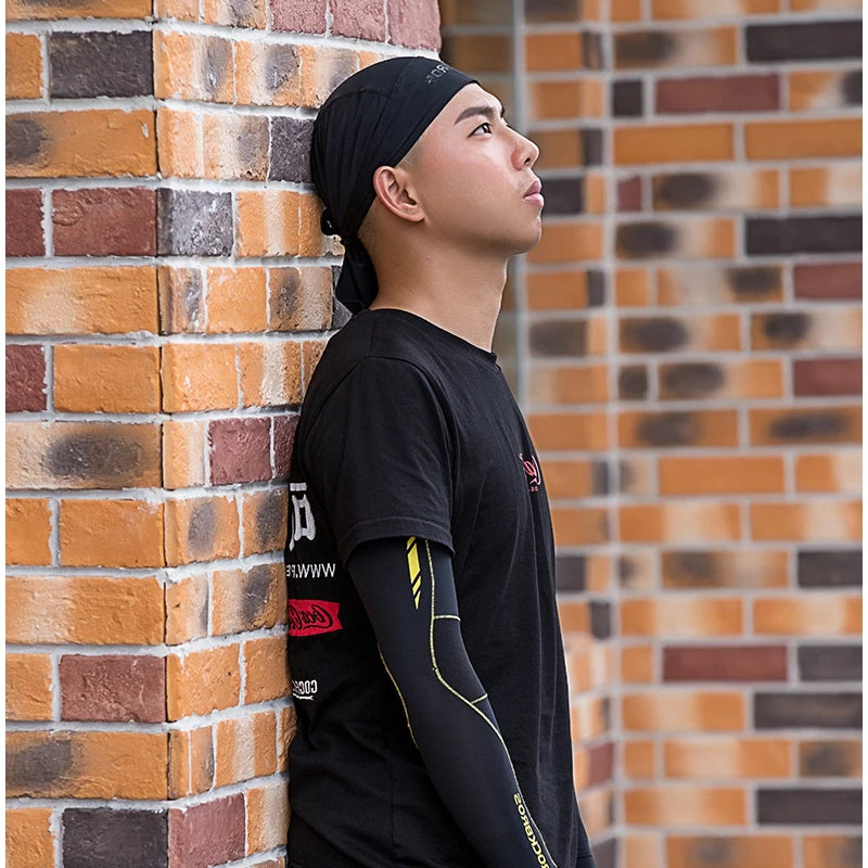 ROCKBROS Cycling Bicycle Bandana Breathable Wicking Elasticity Men Women Outdoor Running Hiking Sunscreen Cap Headwear Headband