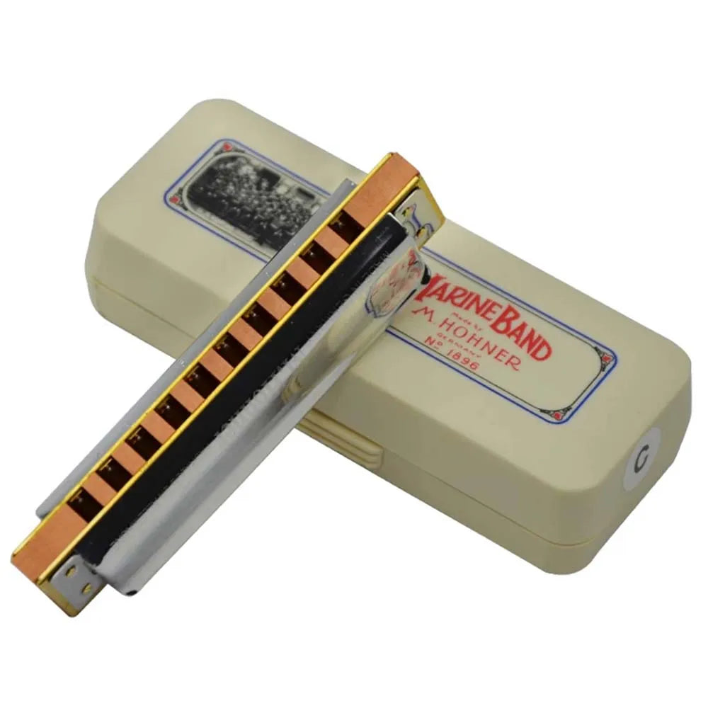 Hohner Marine Band 1896 Klassieke Harmonica Diatonische 10 Gaten 20 Tone Mond Orgel Originele Blues Harp Sleutel Van C Musical i