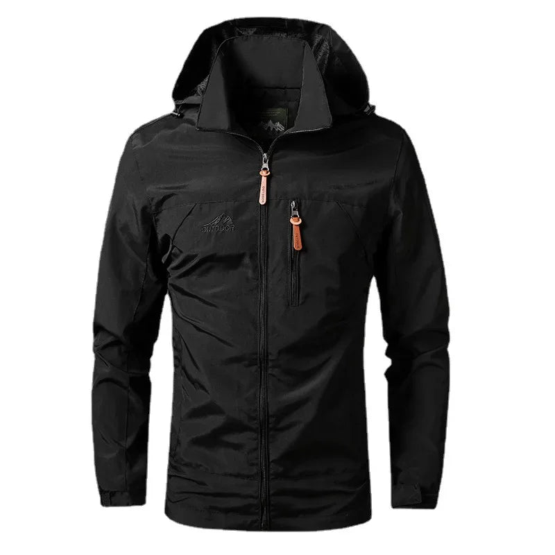 New Waterproof Military Jacket Man Spring Autumn Windbreaker Men's Hooded Jackets Camping Hiking Jackets Fishing Sportswear Coat