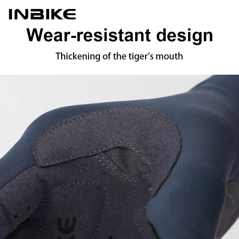 INBIKE Autumn Winter Thermal Bicycle Gloves Touch Screen Men Women MTB Road BikeGloves Sports Fitness Outdoor Cycling Gloves