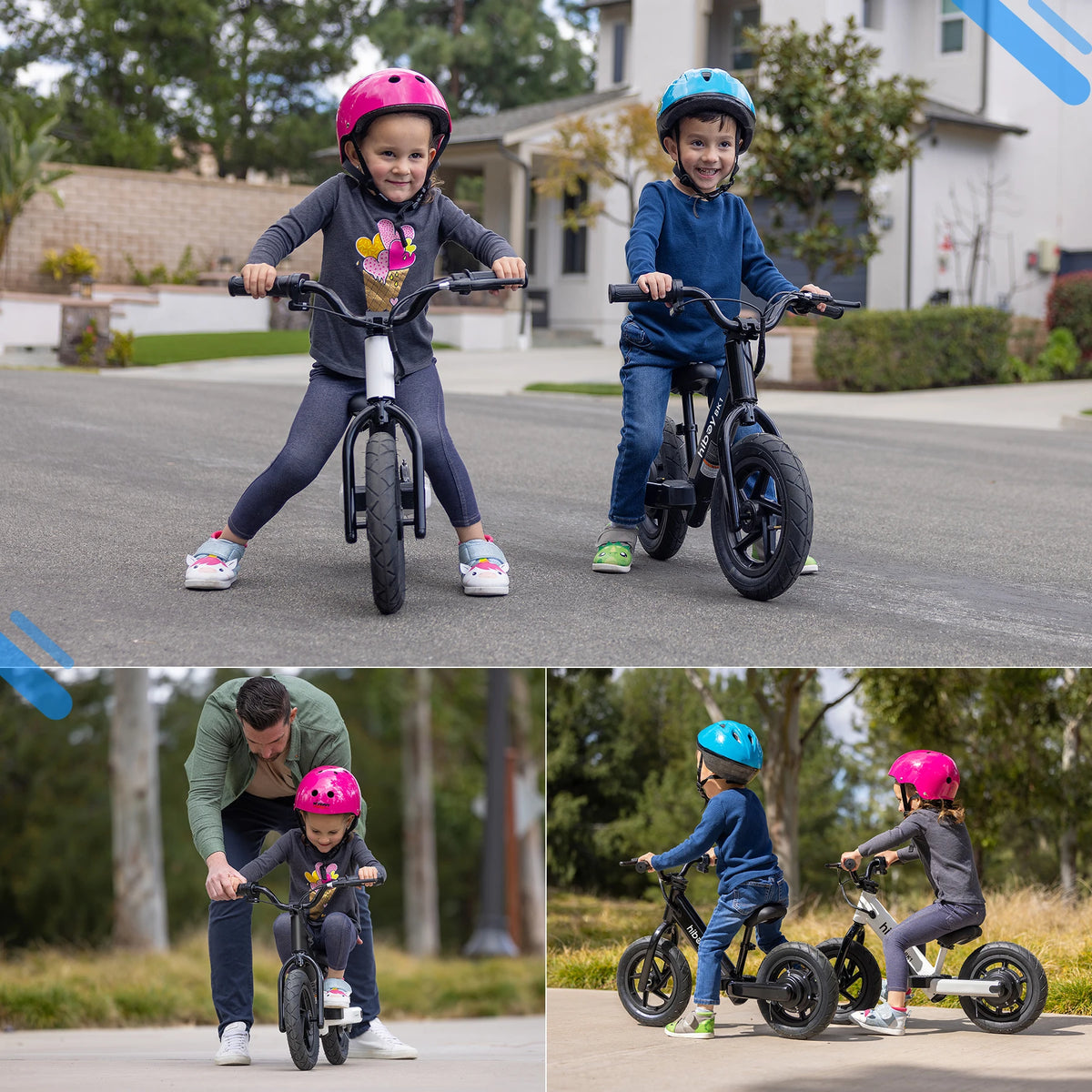 Hiboy BK1 Kids Electric Balance Bike 12 Inch Tire, 5.6/9mph Speed, Adjustable Seat, 4.9 Miles Range for Ages 3-5