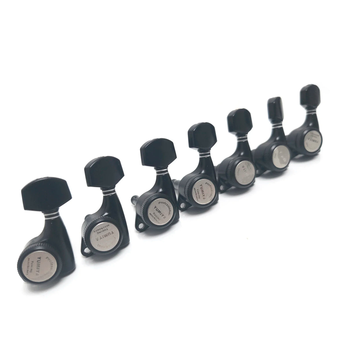 7L Guitar Locking Tuners 1:18 Lock String Tuning Pegs Machine Heads for Electric Guitars – Available in Chrome and Matte Black