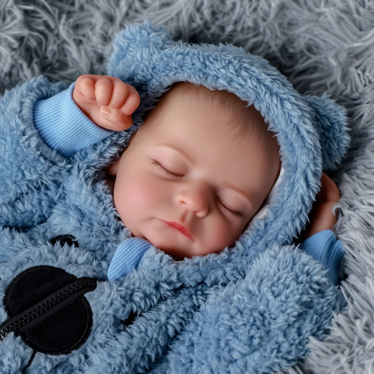 20-Inch Reborn Baby Doll, 3D Skin Texture, Premium Handcrafted Details, Realistic Baby Doll, Posable Figure, Soft Touch Vinyl Lifelike Baby Doll with Outfits And Gift Set, Ideal for Display Show, Art Collection, Role Play, An