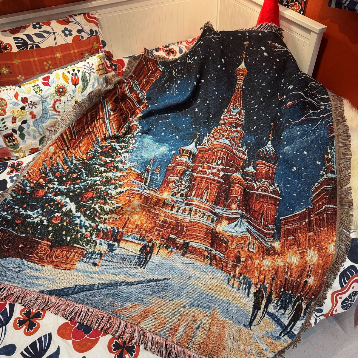 2026 New Years Gifts Blanket Nutcracker Christmas Tree Star Throw Blanket Soft Blanket Bed Blanket Quilt Xmas Decor for Home