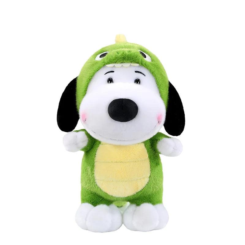 Large Size Peanuts Snoopy Dinosaur Costume Plush Toy Cute Dog Stuffed Animal Soft Doll Kids Birthday Christmas Gift