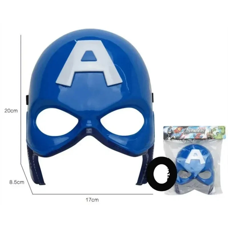 32cm Cosplay America Captain Luminous Light Sound Shield+Mask Costume Fancy Dress Party Anime Stage Show Props Christmas Gift