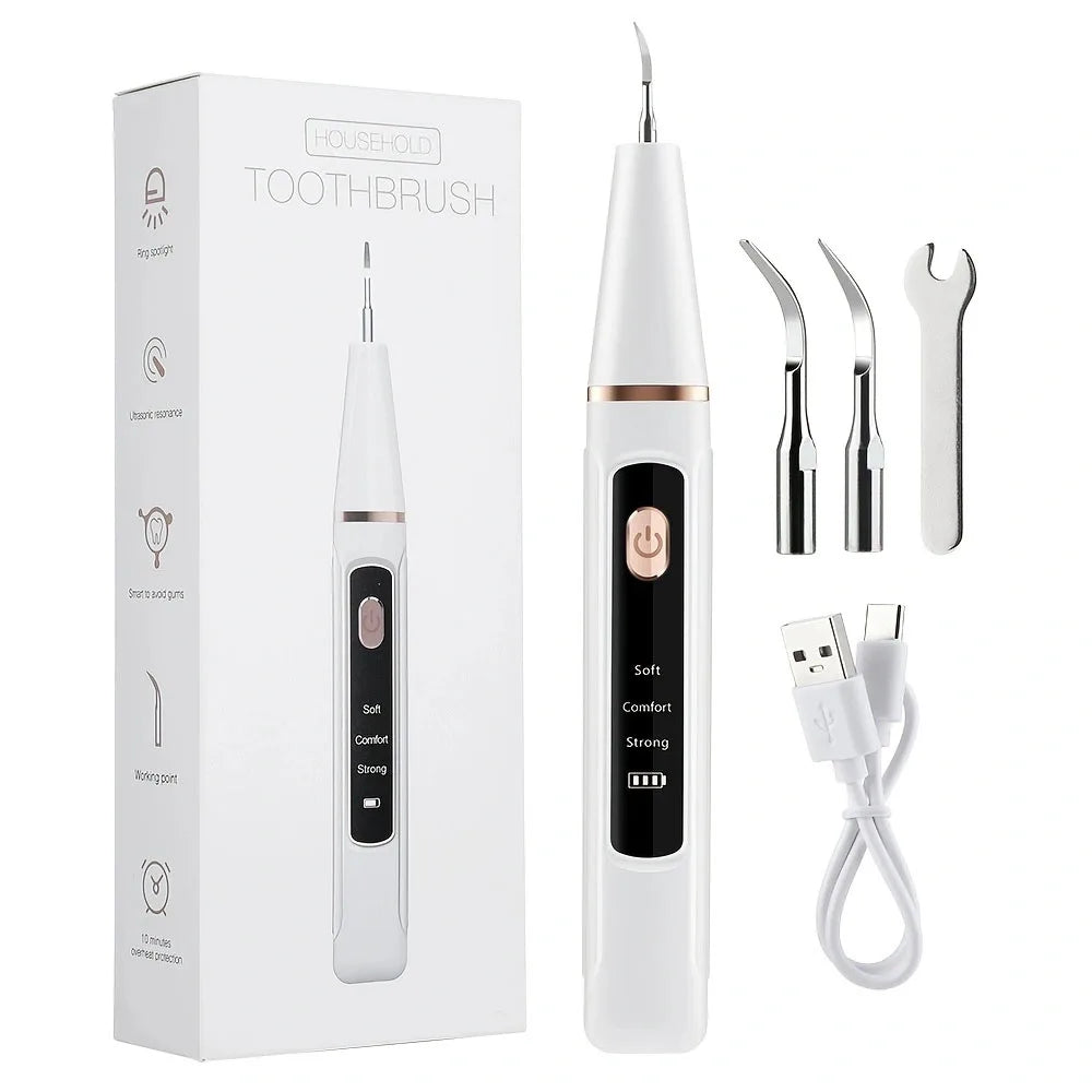 Cloud Prime Electric Ultrasonic Teeth Tartar Cleaner Dental Scaler Tool for Oral Care Teeth Whitening Stain & Plaque Removal For Christmas And New Year Gifts