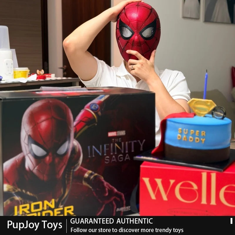 Kbgo Amazing Spider-Man 2 Handcrafted High-Quality Mask Spiderman Garfields Version Of Peter Parker For Halloween Christmas Gift