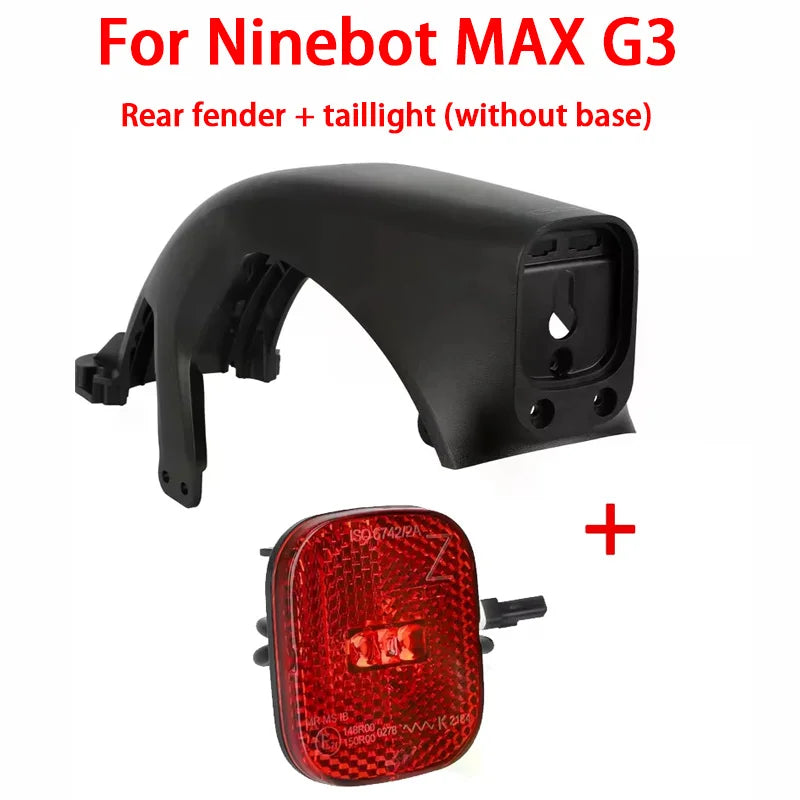 Electric Scooter Original Rear Fender Tail Light Kit for Segway Ninebot MAX G3 Rear Wheel Support Plastic Cover Accessories