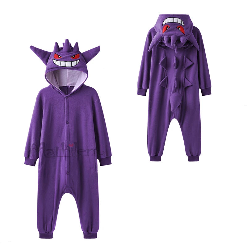 Kids Cosplay Costume Clothes Children Onesies Kigurumi Full Body Sleepwear Whole Pijamas Boys Costume Halloween Christmas Gift