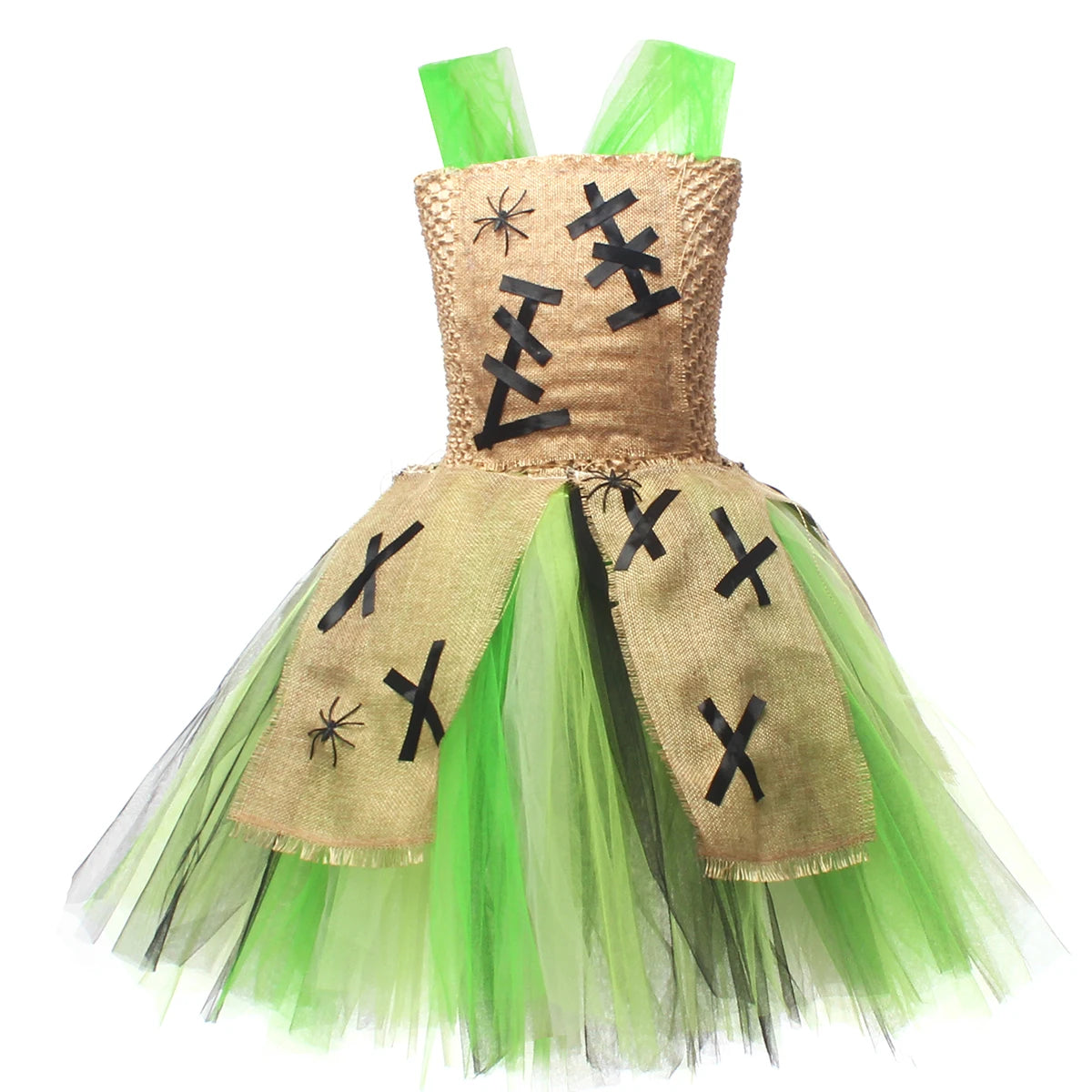 Disguise Oogie Boogie inspired Girls Tutu Dress with Hat Nightmare Then Christmas Stage Costume Kids Halloween Fancy Clothing