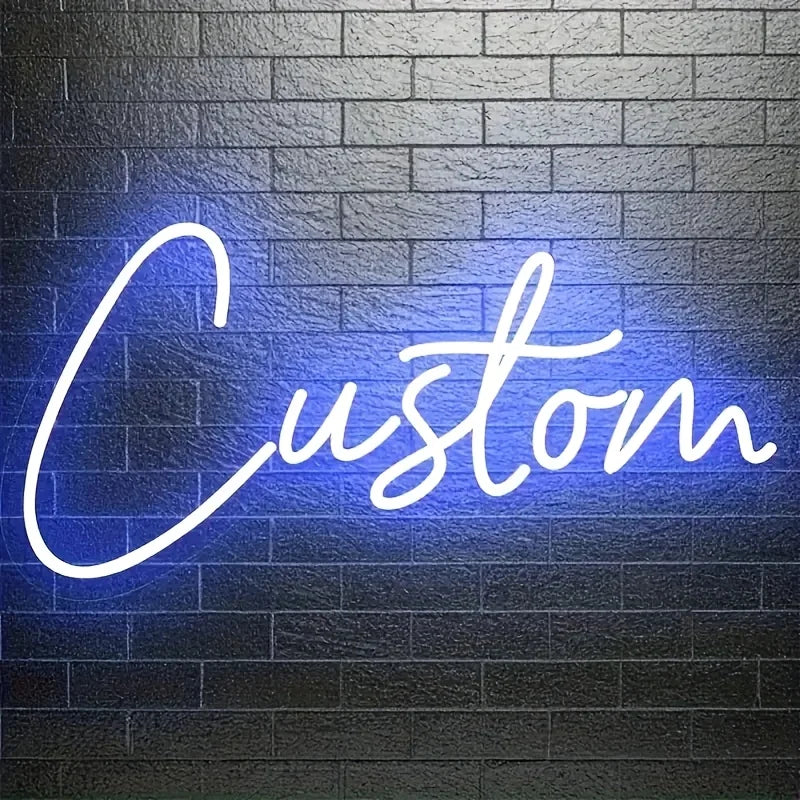Custom LED Neon Sign USB Powered Name Sign Personalised Wall Decor for Wedding Birthday for Parties Halloween Christmas Gifts