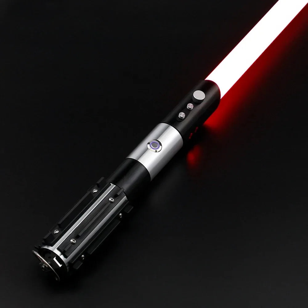 TXQSABER Lightsaber Neopixel Smooth Swing Light Sword Metal Handle LED Strip Blade Jedi Cosplay Christmas Gift Vader Replica