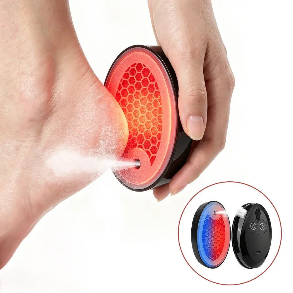 Waterproof Electric Foot Grinder Dead Skin Callus Remover Pedicure Tool Microcrystalline Foot Care Device Rechargeable 500mAh
