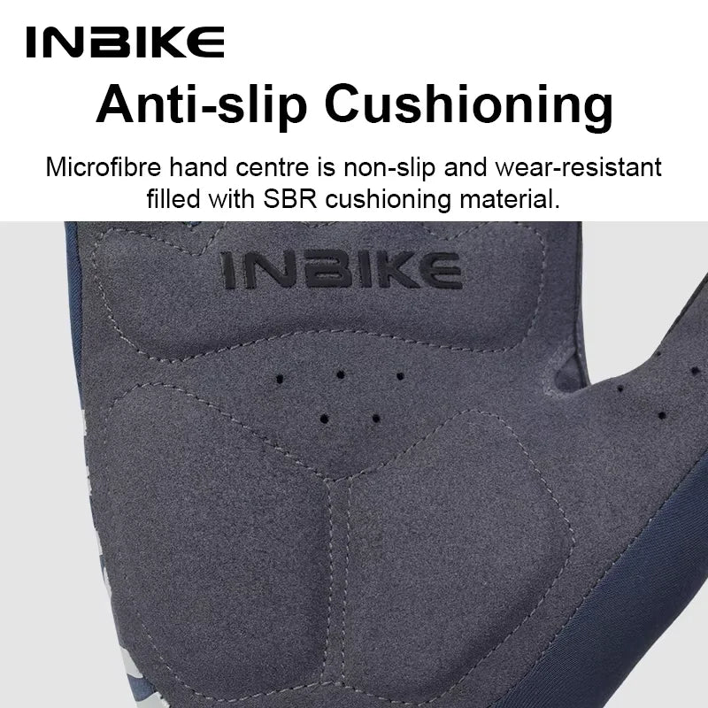 INBIKE Autumn Winter Thermal Bicycle Gloves Touch Screen Men Women MTB Road BikeGloves Sports Fitness Outdoor Cycling Gloves