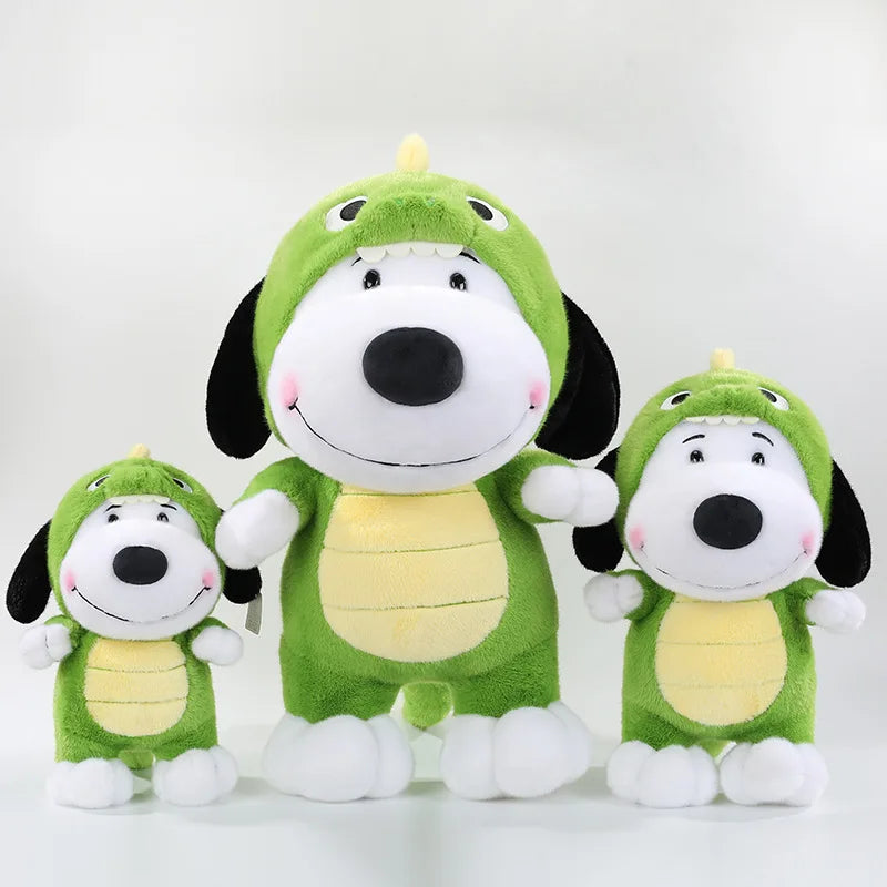 Large Size Peanuts Snoopy Dinosaur Costume Plush Toy Cute Dog Stuffed Animal Soft Doll Kids Birthday Christmas Gift