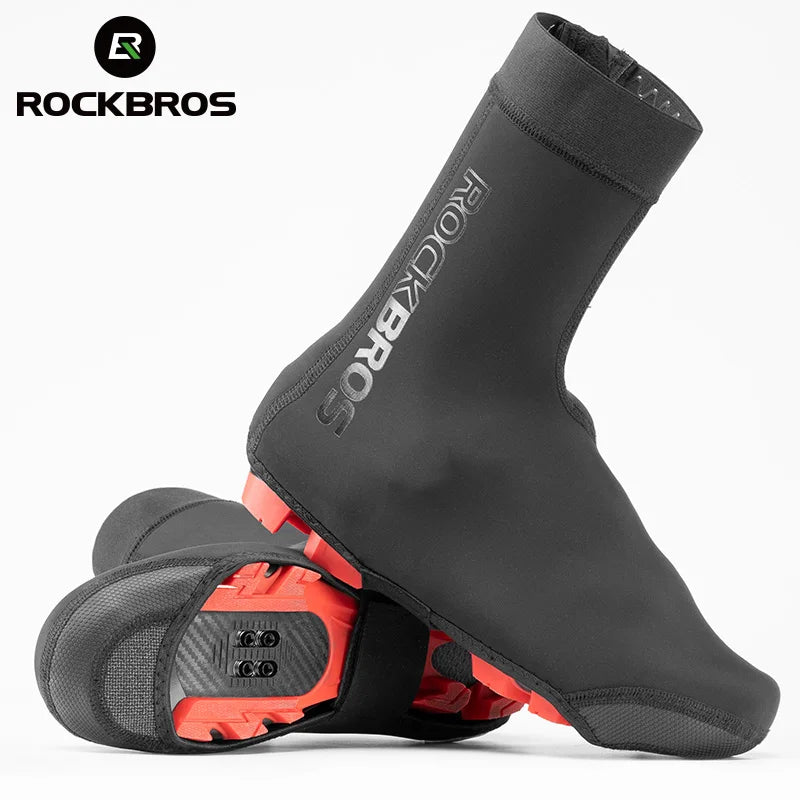 ROCKBROS Cycling Shoe Cover Copriscarpe Ciclismo Waterproof Thermal MTB Road Bicycle Sport Shoe Cover Overshoes Warm Boot Cover