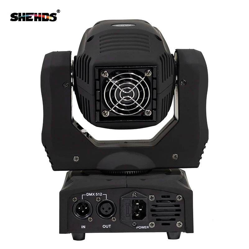 SHEHDS Lyre LED 60W Gobo Moving Head Lighting Spot Light Stage Light Wedding Christmas Birthday DJ Disco KTV Bar Event