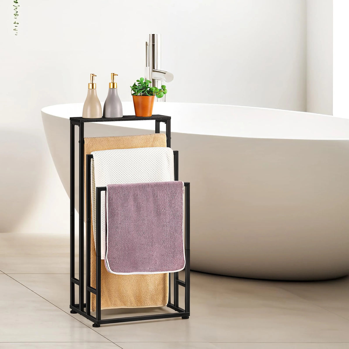 3-Tier Freestanding Towel Rack