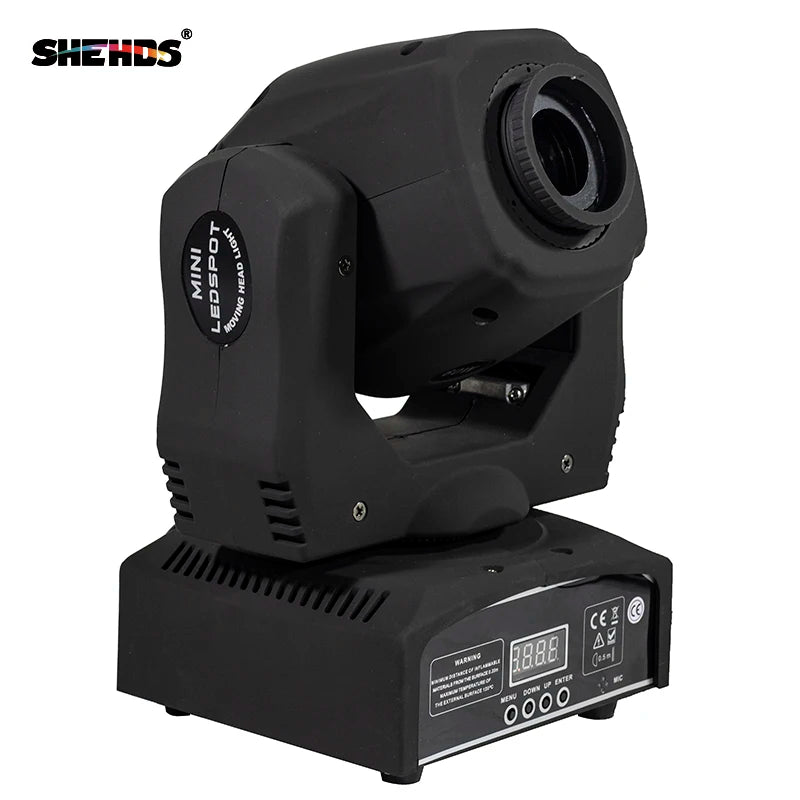 SHEHDS Lyre LED 60W Gobo Moving Head Lighting Spot Light Stage Light Wedding Christmas Birthday DJ Disco KTV Bar Event