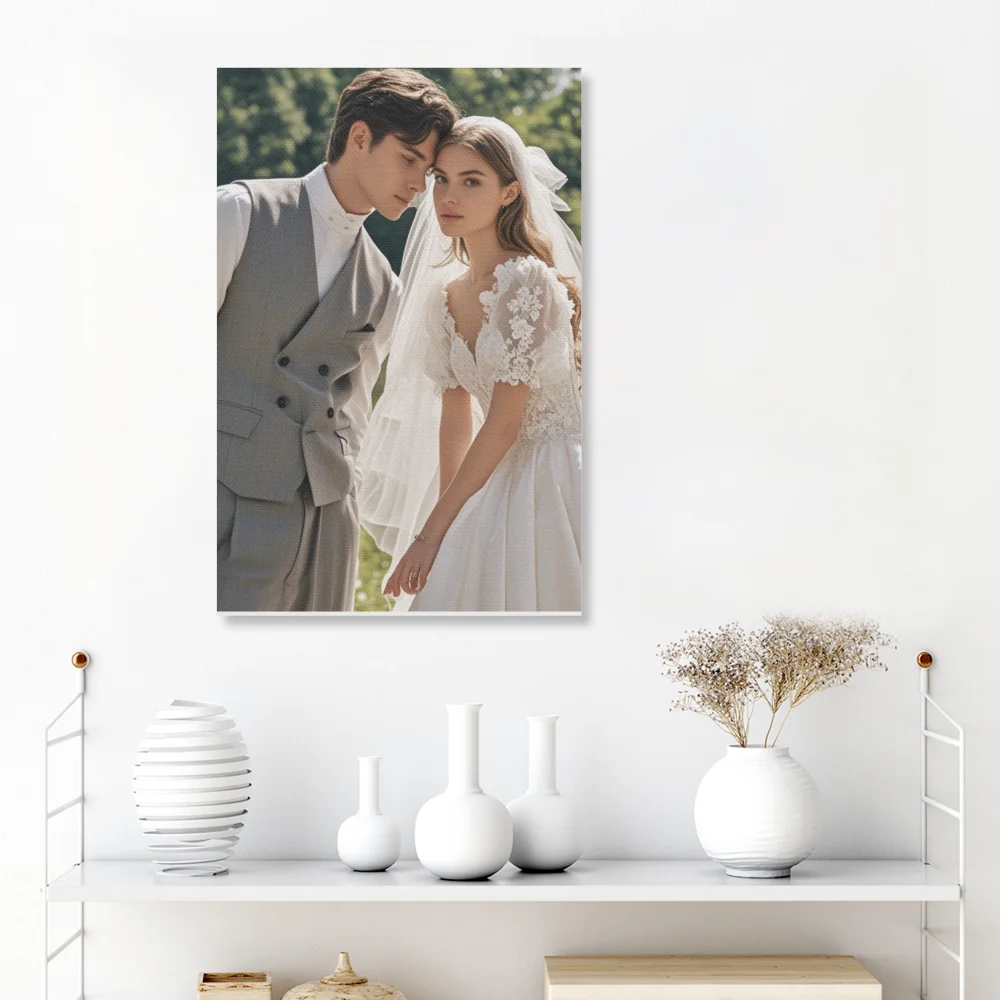 Custom Canvas Painting Poster Unframed HD Print Customized Your Picture Personalized Wall Art Poster Photos for Living Room Gift