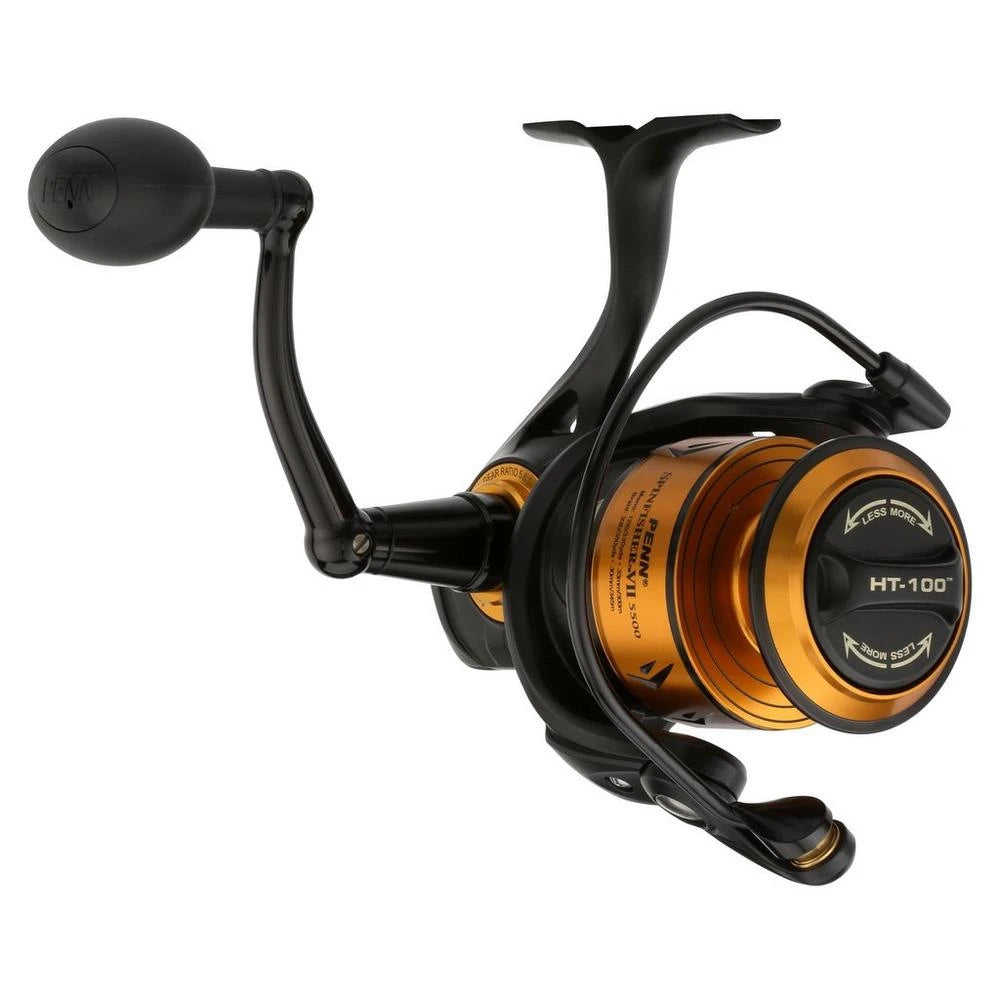 Penn Spinfisher VII Spinning Fishing Reel 3500/5500/6500/7500/8500/10500 HT-100 Carbon Fiber Drag Washers Spinning Wheel
