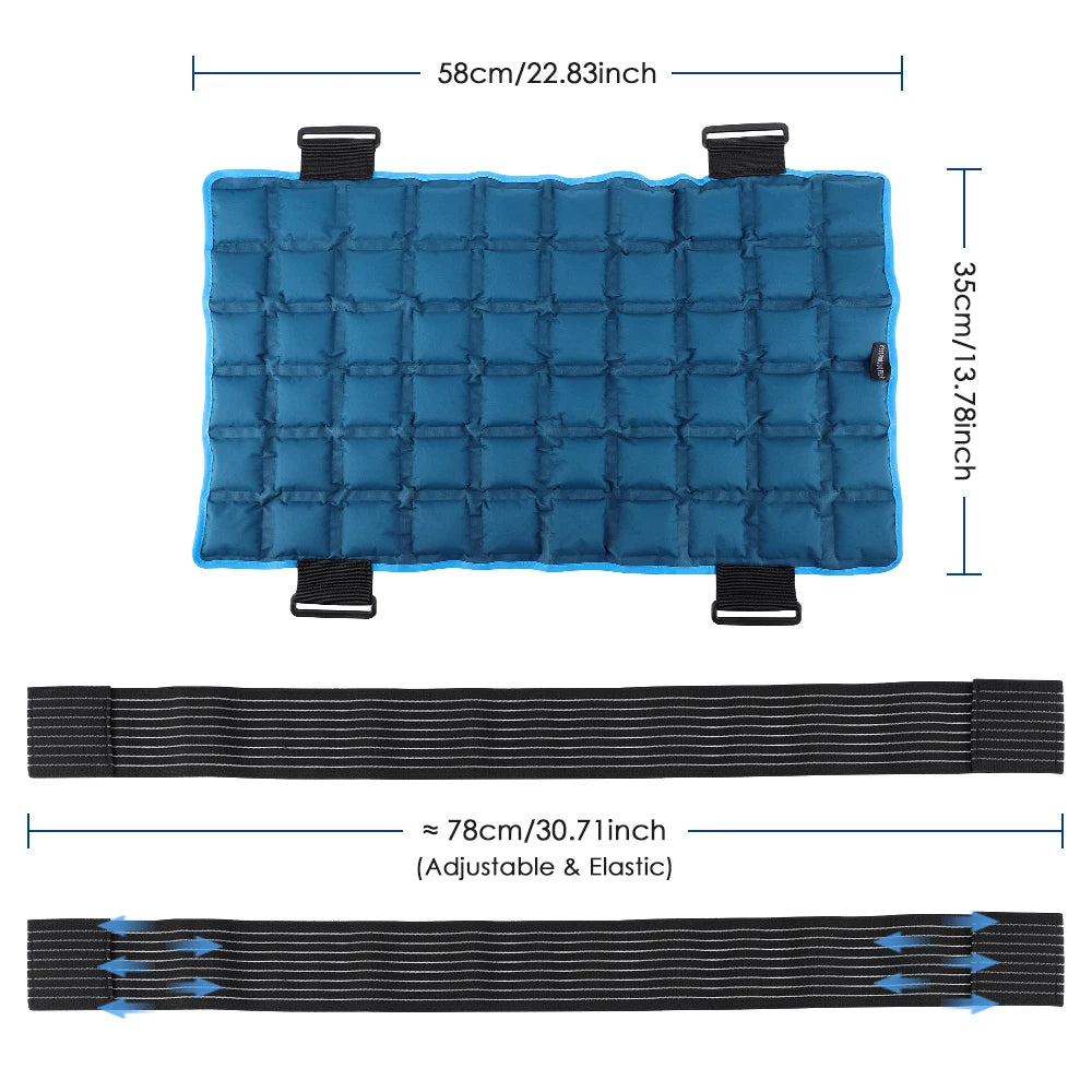 Reusable Cold/hot compress polymer Ice Pack for Knee Compression Soft Injury Support Post-Operative Nursing Care Cooler