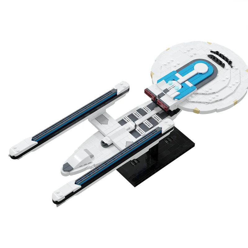 889pcs MOC Excelsior Class Space Model Building Blocks Construction Creative Idea Education Brick Christmas Gifts Toy Kids