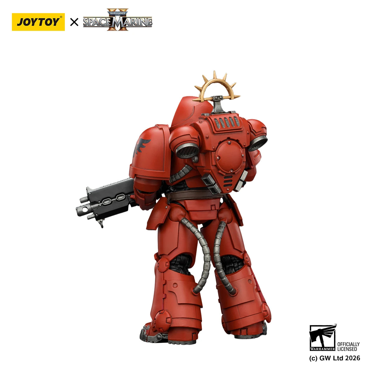 JOYTOY Warhammer 40,000 1/18 Action Figure Game Edition Blood Angels Heavy Intercessor Anime Military Model