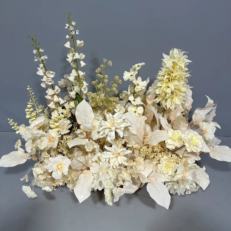 Simulation Wedding Silk Flower Earth Row Flower High Flower Stage Wedding Road Huide Event Party Layout Floor Flower Arrangement