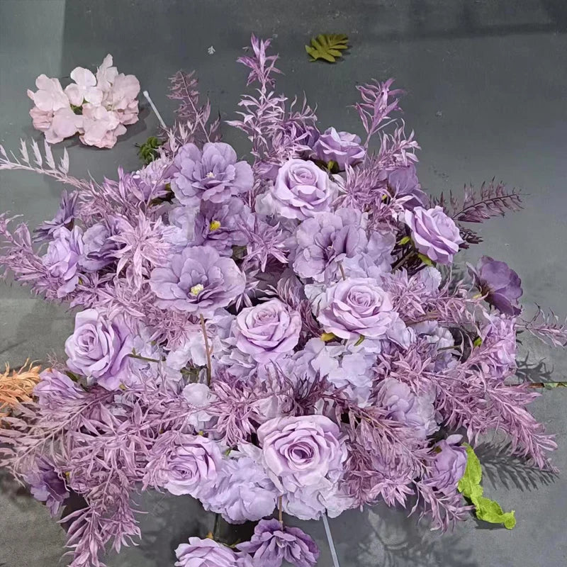 70/50/40/30/20cm New Wedding Table Centerpiece Flower Wreath, Candlestick Decor, Rose, Green Leaf, Floral Arrangement, Christmas