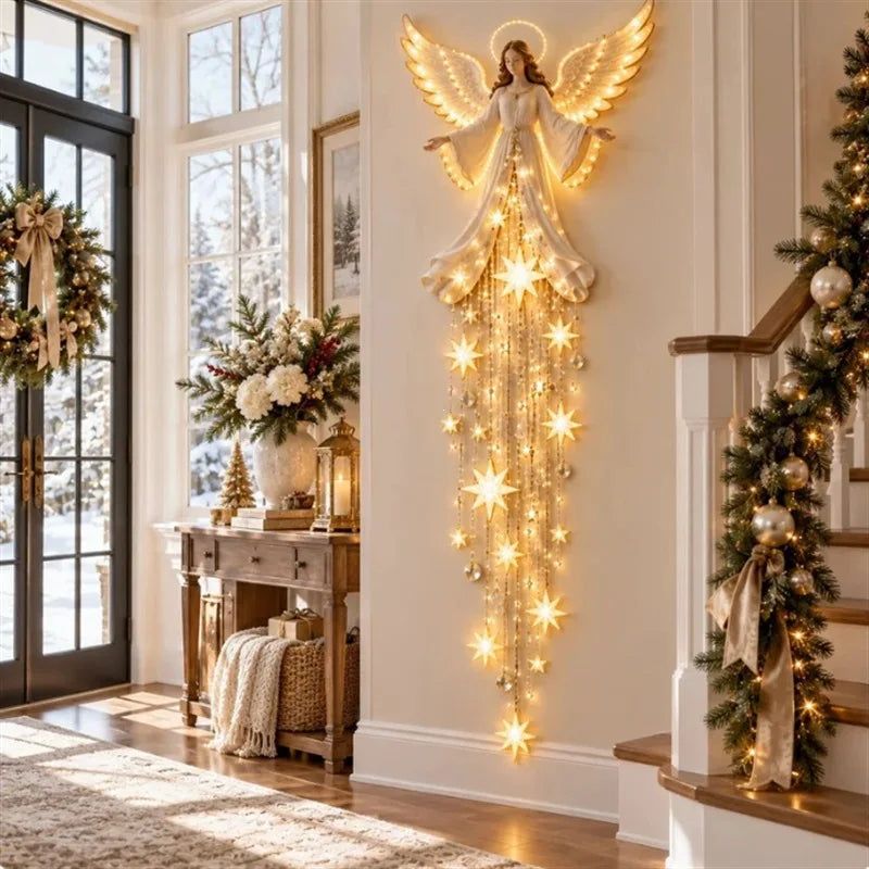 2026 Lighted Nativity Bethlehem Star Wall Decor with Warm LED Lights,Indoor & Outdoor Use, Holiday Wall Hanging,Christmas Decor