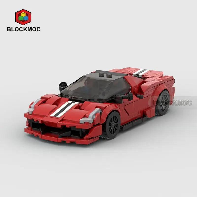 MOC Sports Car Classic Toy Building Block Set,Suitable As Birthday, Halloween, Christmas Gifts Decoration Collect