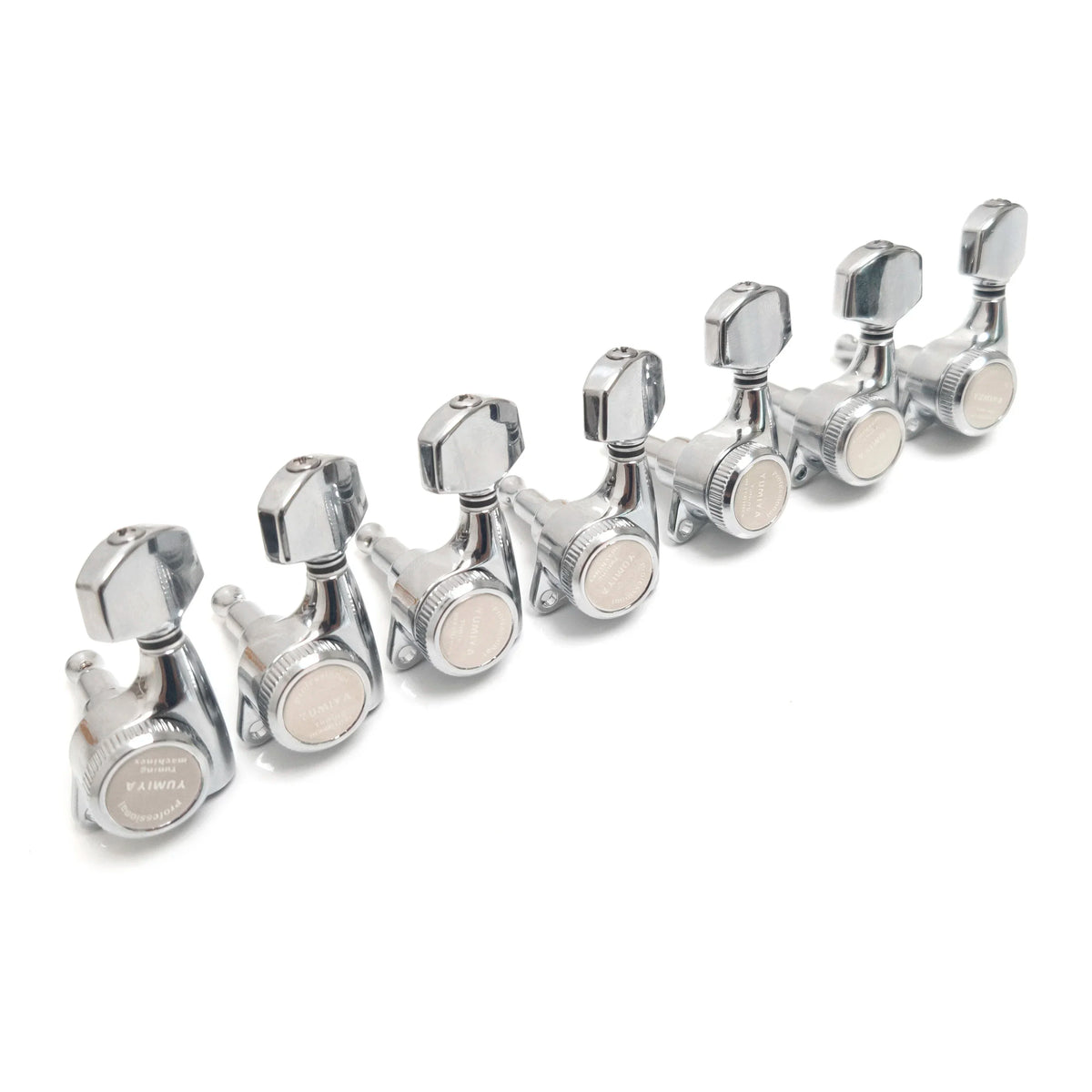 7L Guitar Locking Tuners 1:18 Lock String Tuning Pegs Machine Heads for Electric Guitars – Available in Chrome and Matte Black