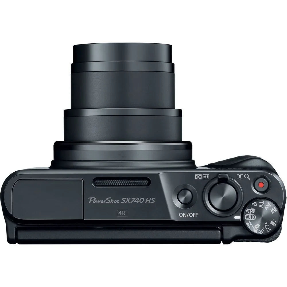 Canon PowerShot SX740 HS Digital Camera, 40x Optical Zoom, 4K Video, Black (International Version)