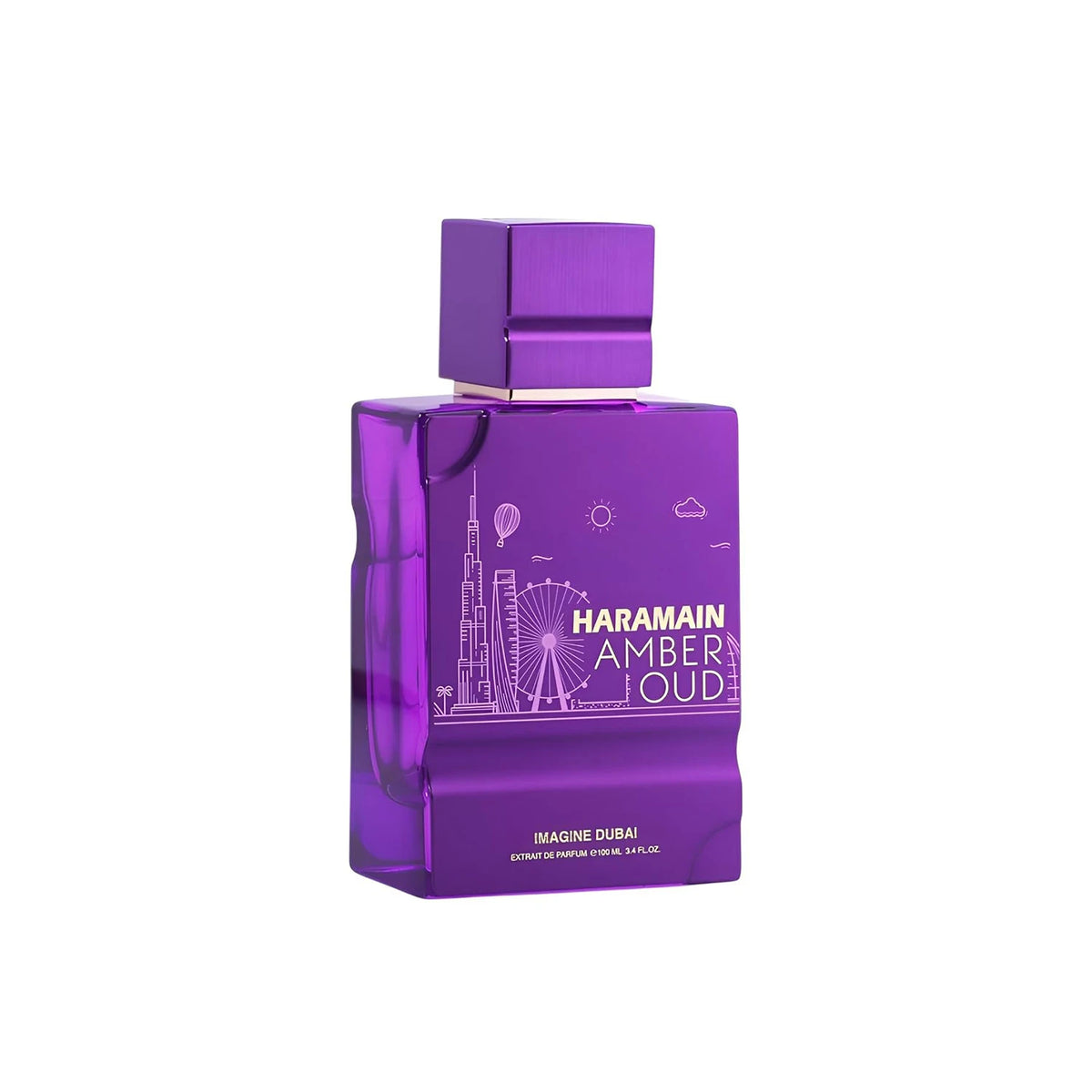 Al Haramain Amber Oud Imagine Dubai Extrait De Parfum Spray for Unisex – Warm Oriental Amber, Oud & Woody Scent, Powerful Long-Lasting Sillage, Perfect Eid & Anniversary Gift, 3.4 Fl oz / 100 ml