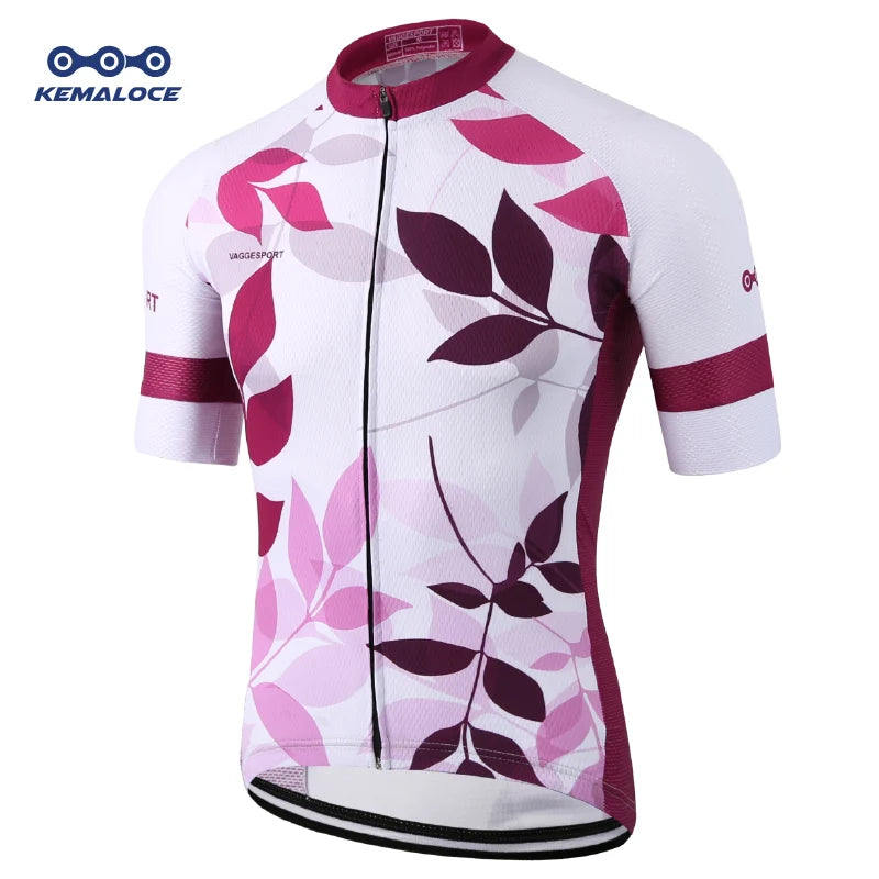 KEMALOCE Bike Jersey Anti-Wrinkle Black Christmas Short Sleeve New Bicycle Wear Top Quick Dry Retro Pro Cyclist Clothes Shirts