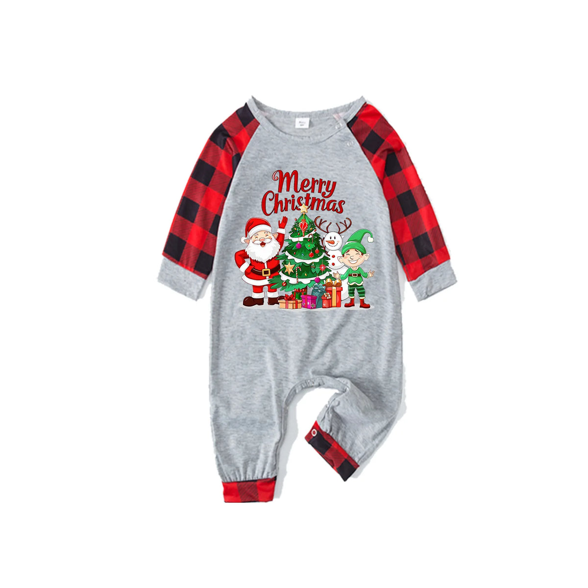 Merry Christmas Print Family Matching Pajamas Set Full Sleeve O Neck 2 Pieces Suit Sleepwear Xmas Gift Holiday Look Wear Pyjamas