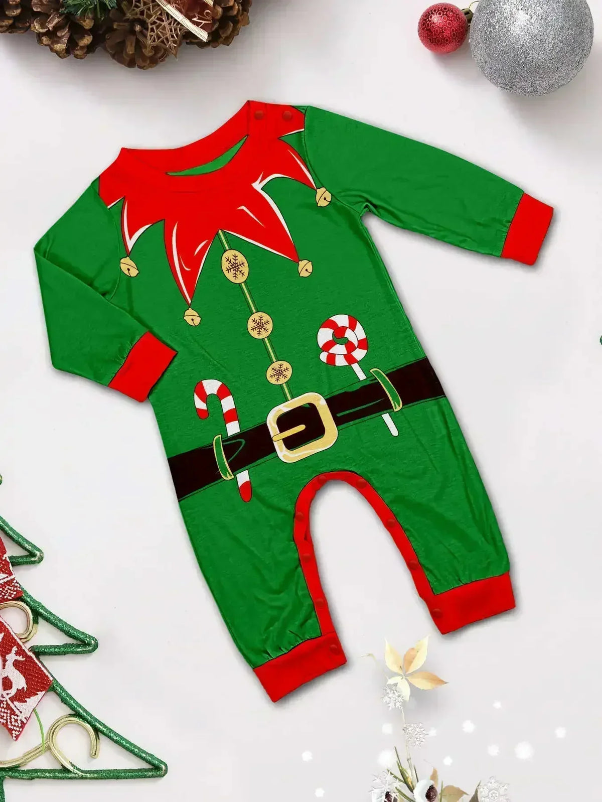 2025 New Christmas Pyjamas Family Look Couples And Kids Matching Outfits Print Pajamas Set Baby Romper Cute Sleepwear Xmas Wear