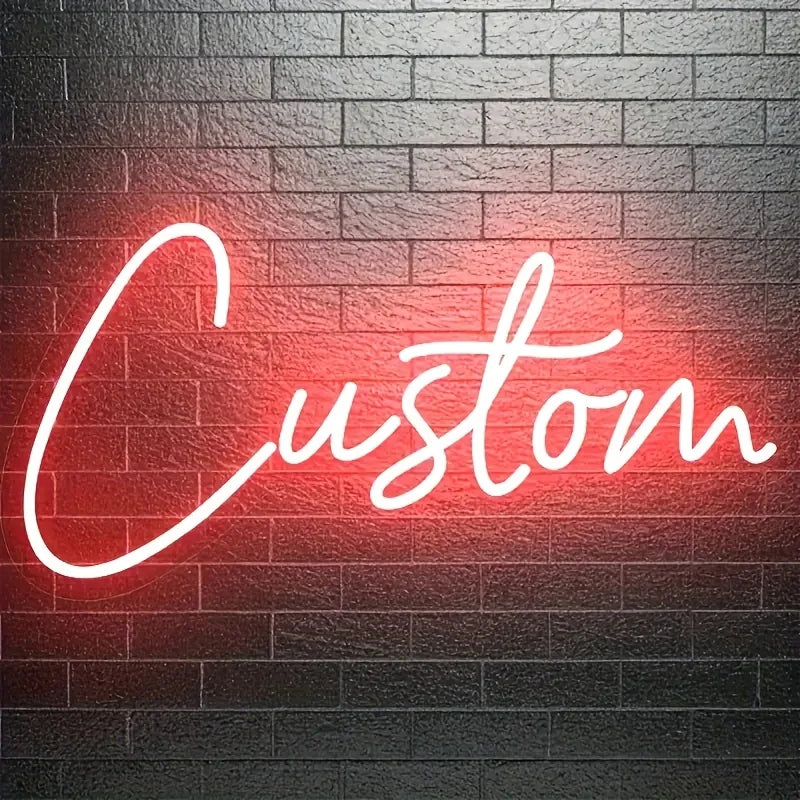 Custom LED Neon Sign USB Powered Name Sign Personalised Wall Decor for Wedding Birthday for Parties Halloween Christmas Gifts