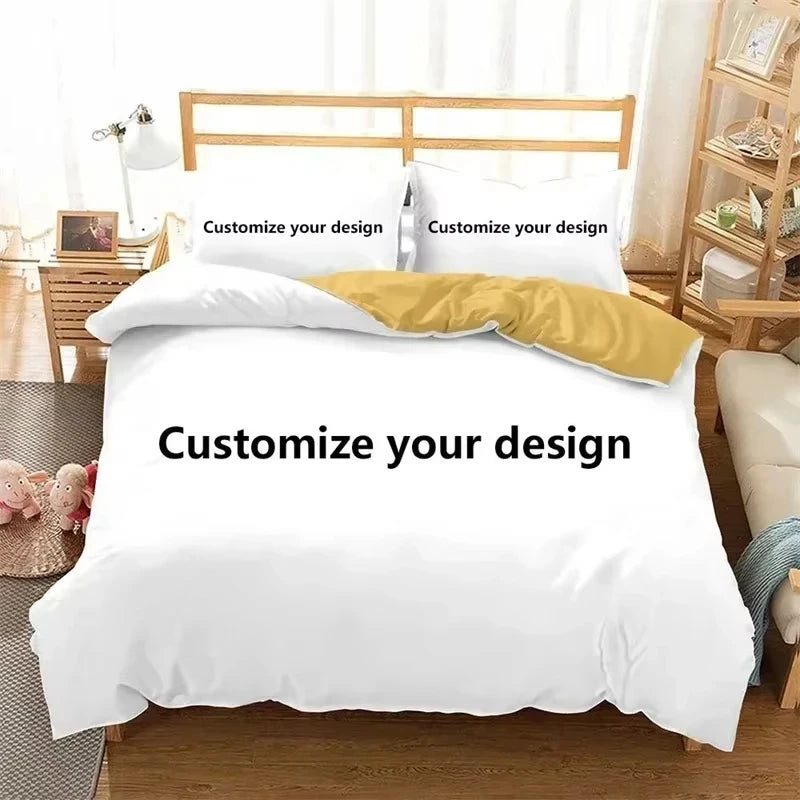 Custom Duvet Cover Personalized Bedding Set Customized Different Sizes, Suitable for Birthday, Christmas, Special Festival Gift