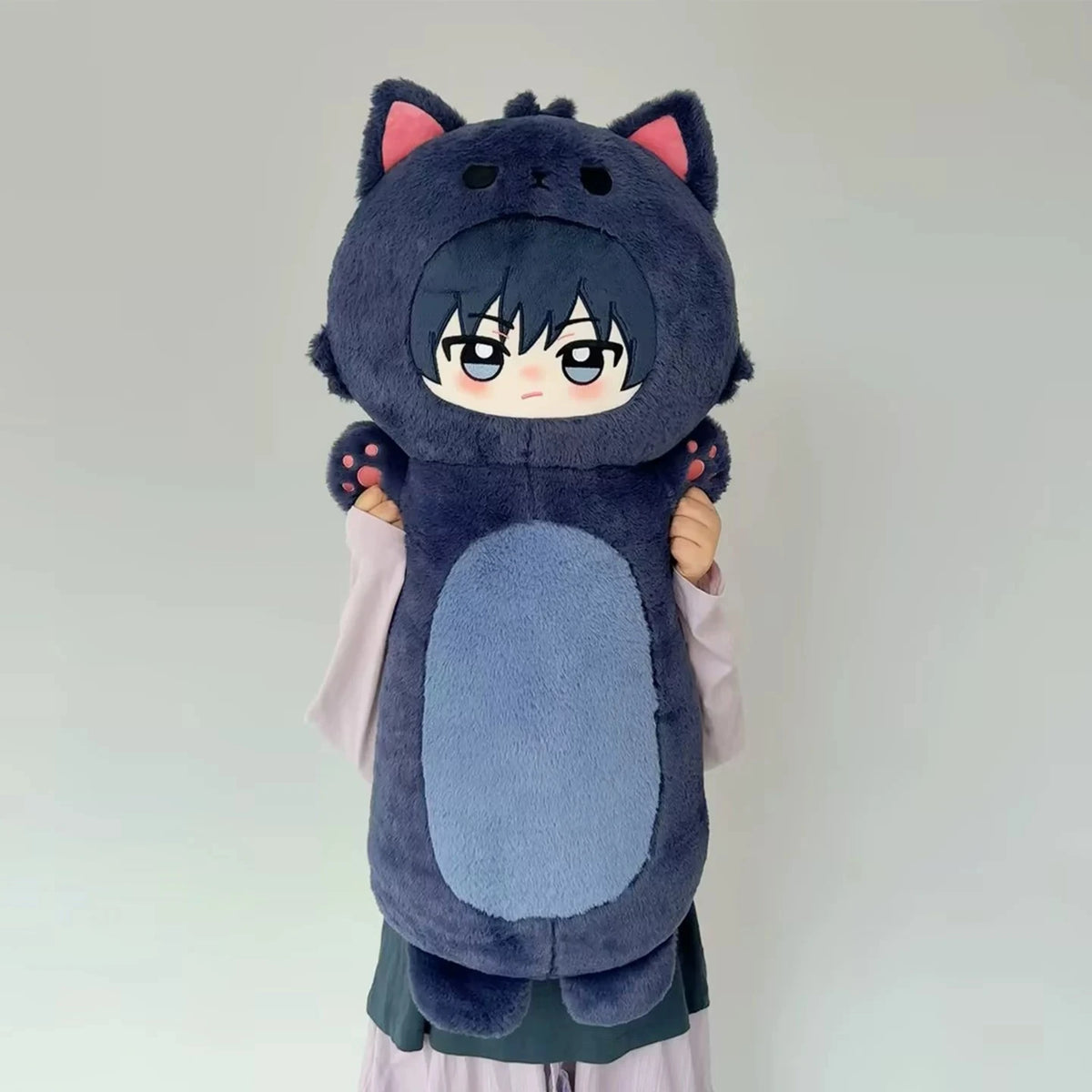 New 80cm Jujutsu Kaisen Plush Toys Cute Soft Stuffed Anime Pillow Cushion Home Decoration Dolls For Kid Birthday Christmas Gift