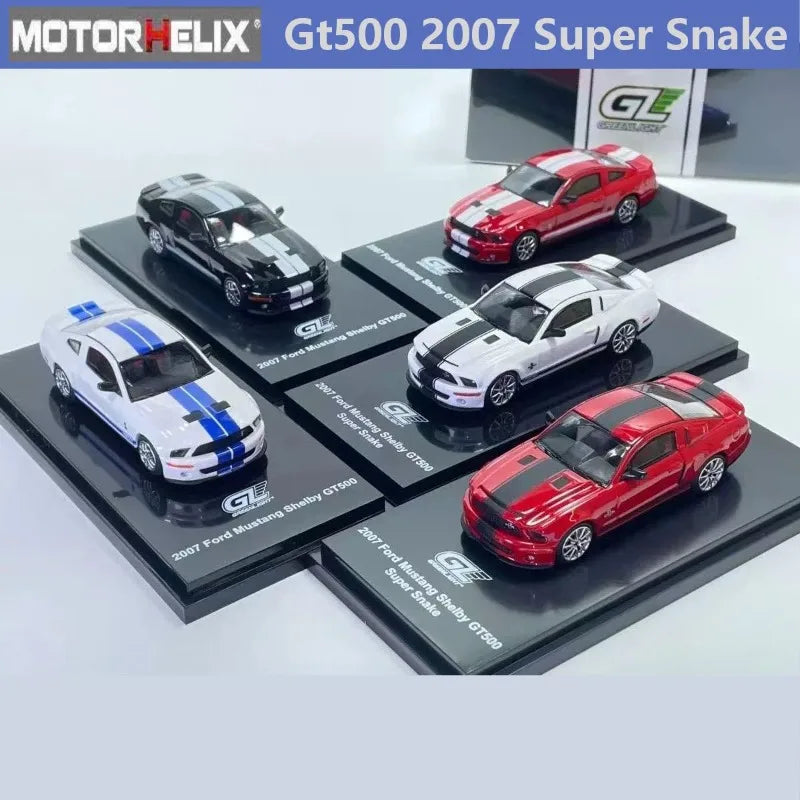 MH & GL 1:64 Shelby GT500  Alloy Die Casting Car Model Collection Model Boy Gift Christmas Gift Gifts for Men