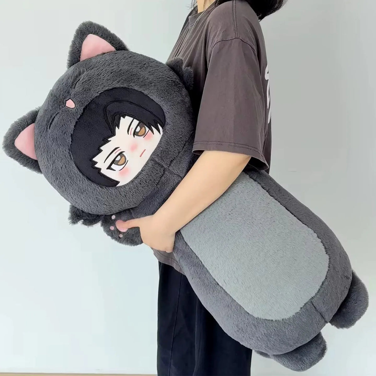New 80cm Jujutsu Kaisen Plush Toys Cute Soft Stuffed Anime Pillow Cushion Home Decoration Dolls For Kid Birthday Christmas Gift