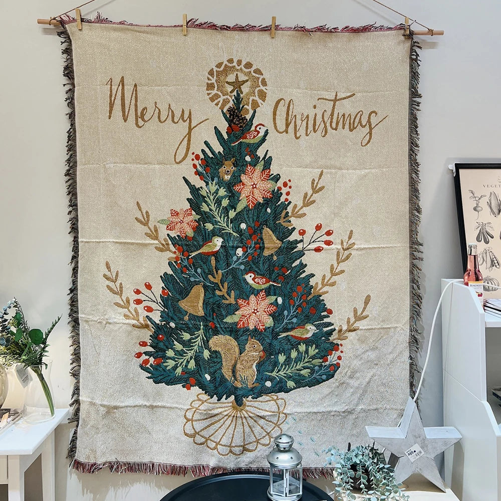 2026 New Years Gifts Blanket Nutcracker Christmas Tree Star Throw Blanket Soft Blanket Bed Blanket Quilt Xmas Decor for Home