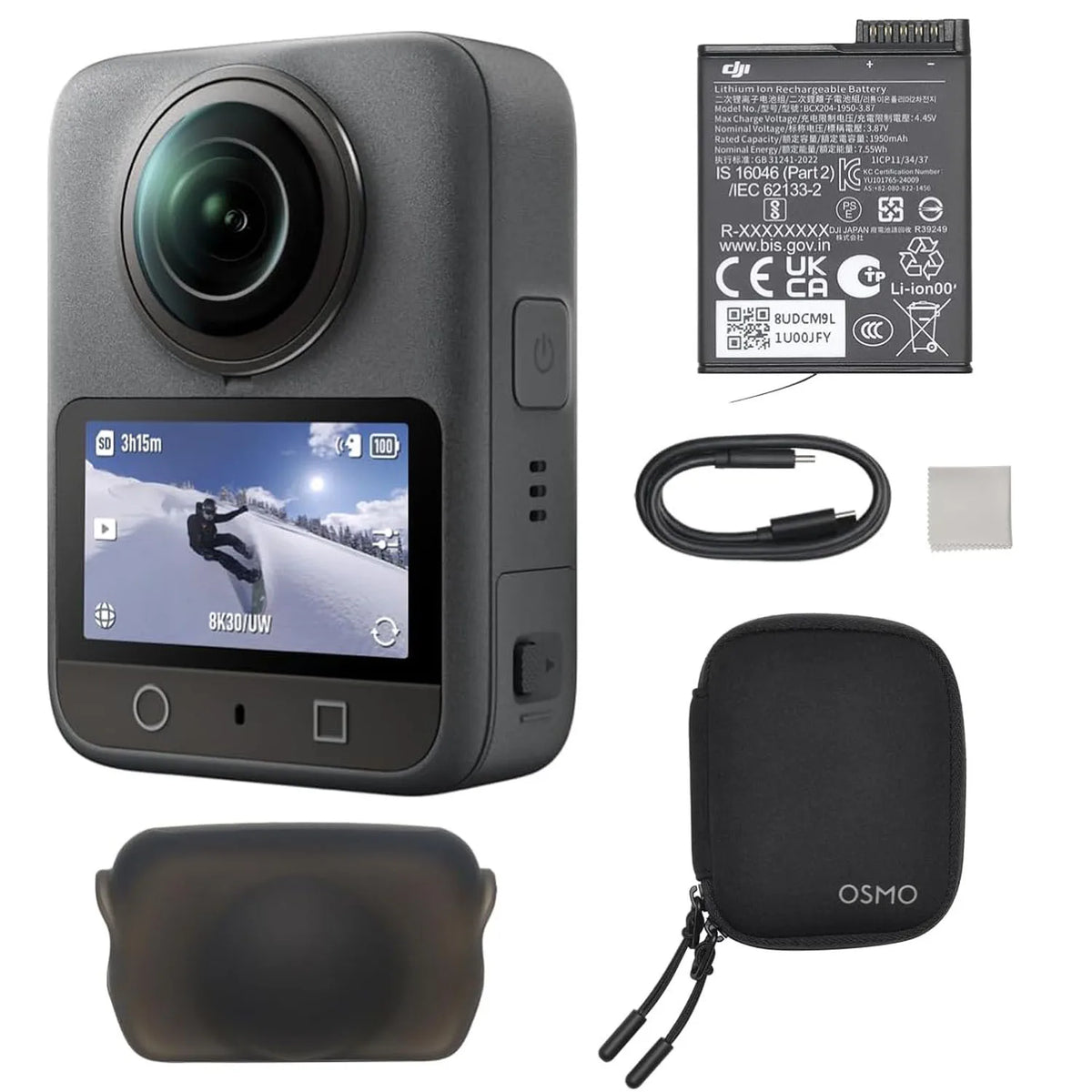DJI Osmo Nano Action Camera Standard Combo 64GB/128GB, Refurbished, Fully Tested,Used･Like New