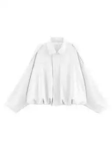 HH Women Elegant Party Jacket Loose Casual Office Coat Lapel Zipper Long Sleeve Vintage Autumn Vacation Winter Solid Outerwear