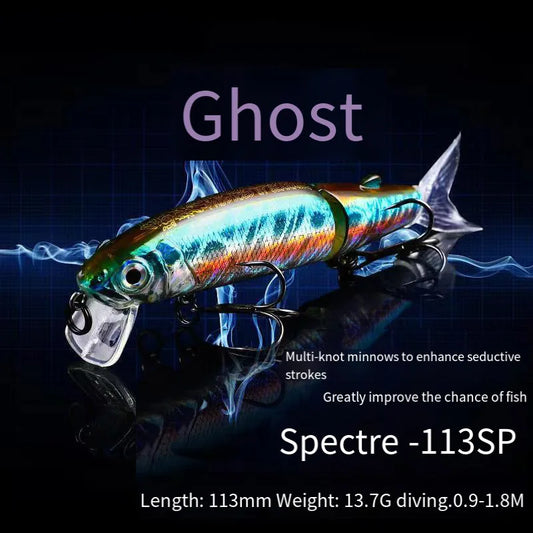 Lifelike Wobbler Fishing Lure 3D Eyes 11.3cm13.7g Minnow Artificial Hard Bait Fishing Tackle Floating Lure Hard Bait Crankbait