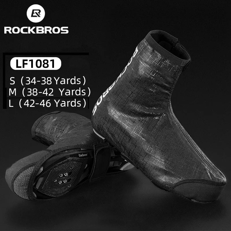 ROCKBROS Cycling Shoe Cover Copriscarpe Ciclismo Waterproof Thermal MTB Road Bicycle Sport Shoe Cover Overshoes Warm Boot Cover