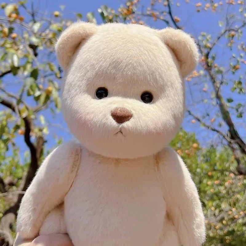 2025 New Model Kawaii 30cm Lena Joint Bear Plush Doll Doll in Teddy Bear One-piece Suit Girl Birthday Gift Christmas Gift